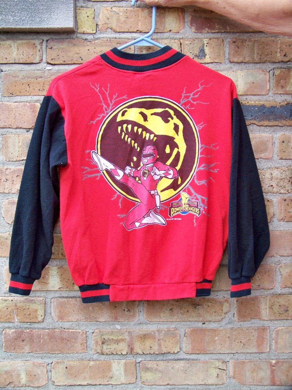 Vintage Power Ranger Boys Red Ranger Jacket, Size M 10-12 - Picture 2 of 4
